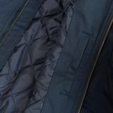  Áo khoác khaki 2 lớp chần bông cổ bomber thêu logo mặt sau GWCJ503 