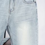  Quần Jeans basic regularfit thêu logo GABJ902 