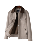  Áo khoác 2 lớp dạ cổ bẻ thêu logo tay GWCT891 