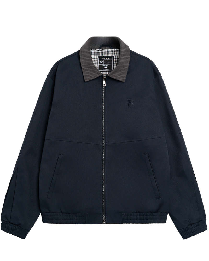 Áo khoác khaki 2 lớp túi khóa thêu logo ngực GWCJ901