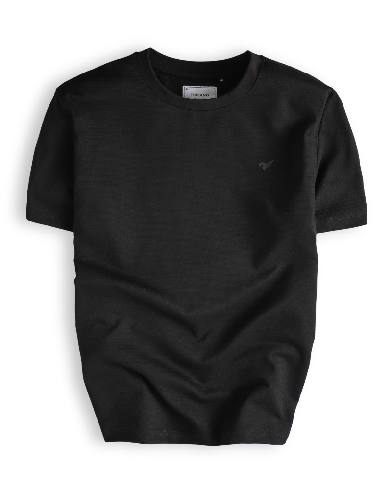 Áo T shirt trơn in logo ngực GSTS006