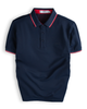 Áo polo trơn bo kẻ in logo Torano ngực GSTP845