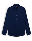  Sơ mi dài tay trơn, thêu logo ở măng xét tay GATB028 