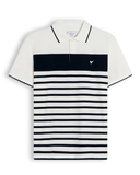  Áo polo kẻ ngang in logo ngực GSTP041 