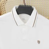  Áo polo trơn bo kẻ HSTP904 