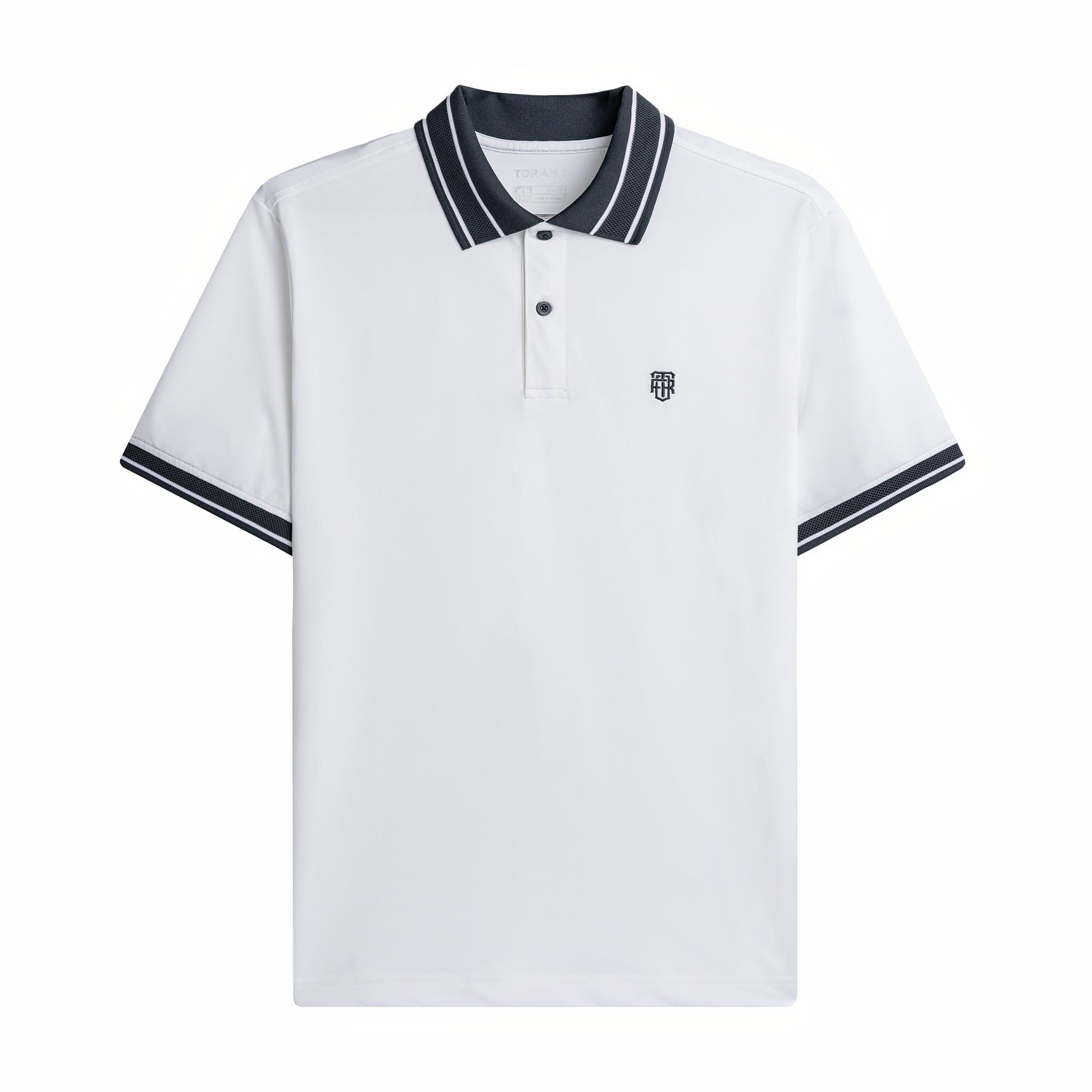  Áo polo trơn bo kẻ HSTP903 