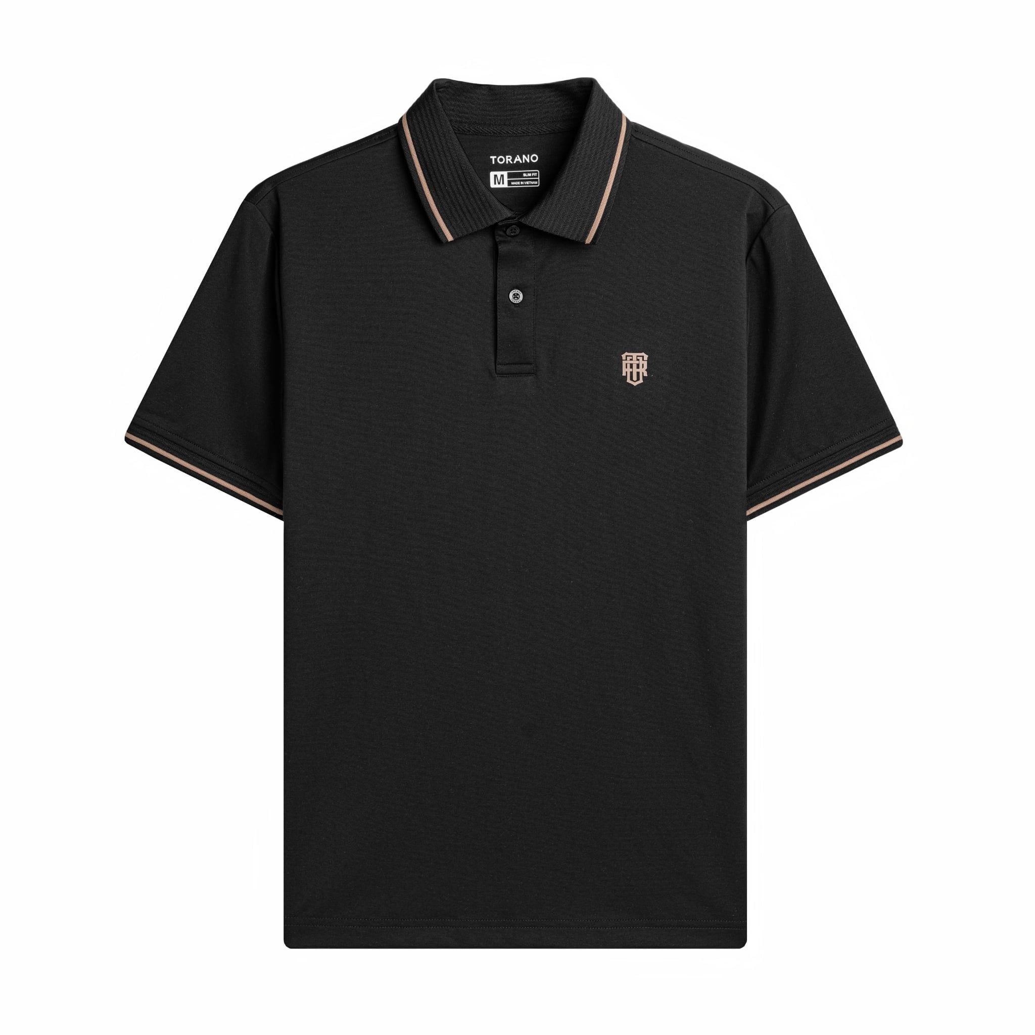  Áo polo trơn bo kẻ HSTP904 