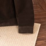  Áo khoác da lộn basic cổ bẻ cúc khắc logo GWCL501 