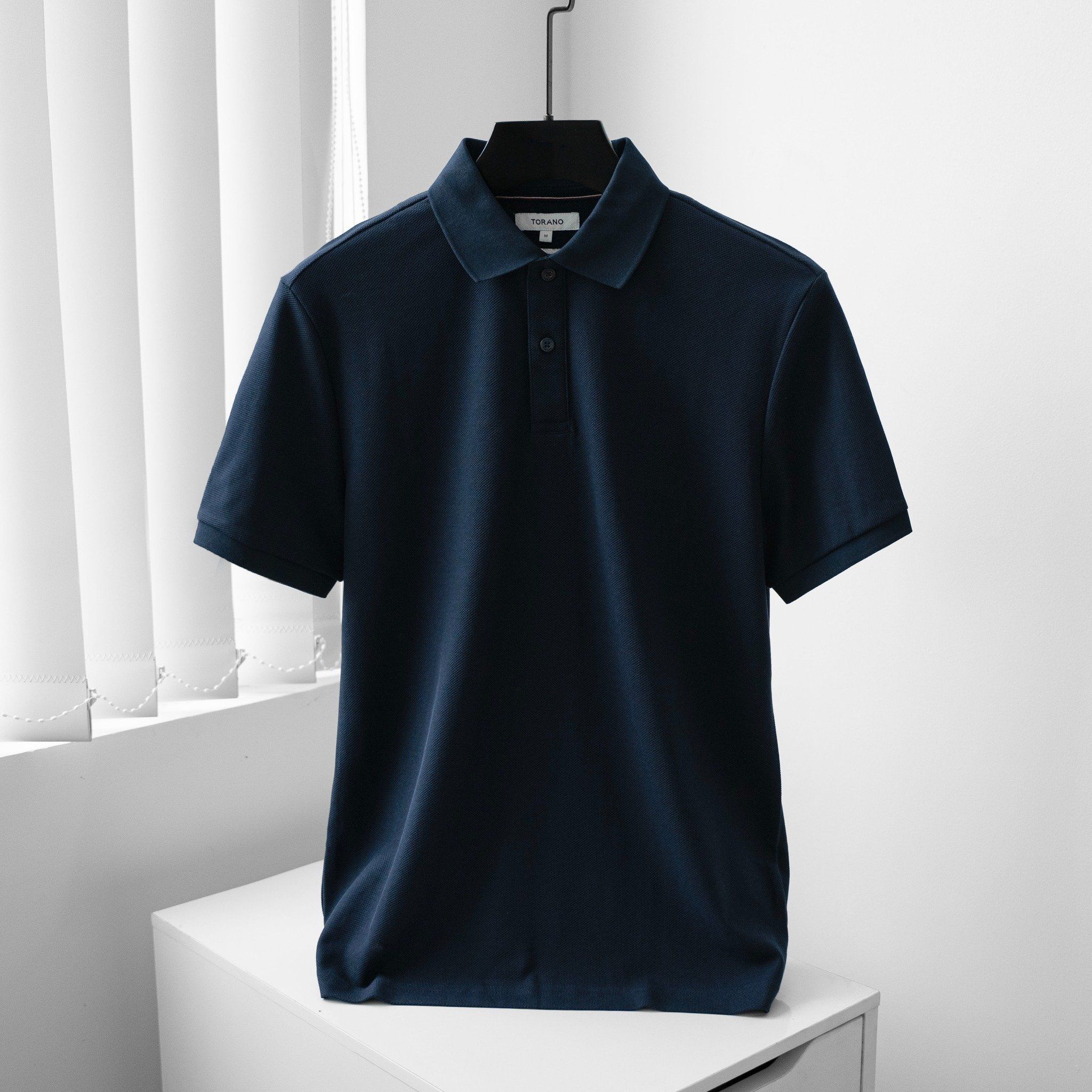  Áo polo trơn thêu logo ngực GSTP601 