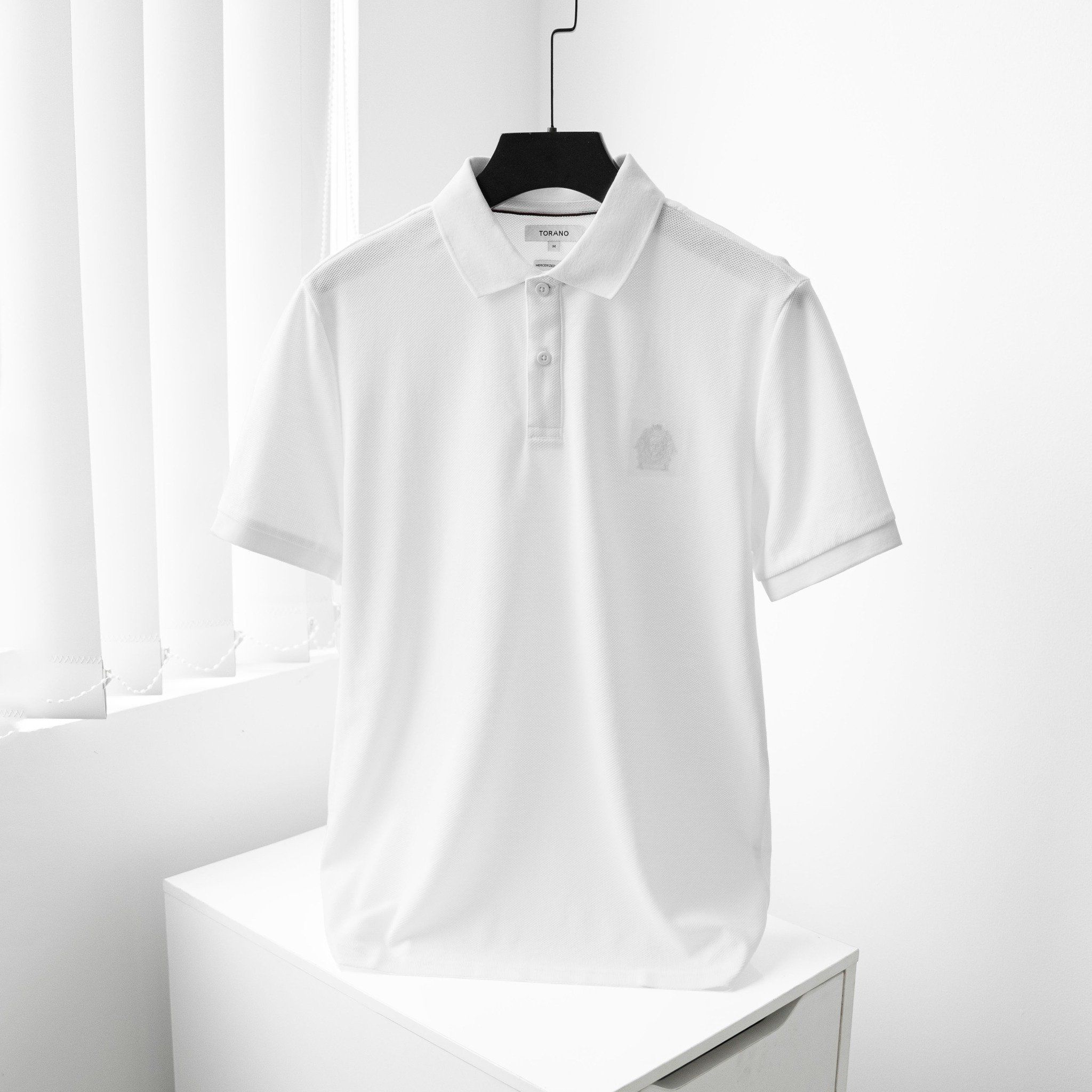  Áo polo trơn thêu logo ngực GSTP601 