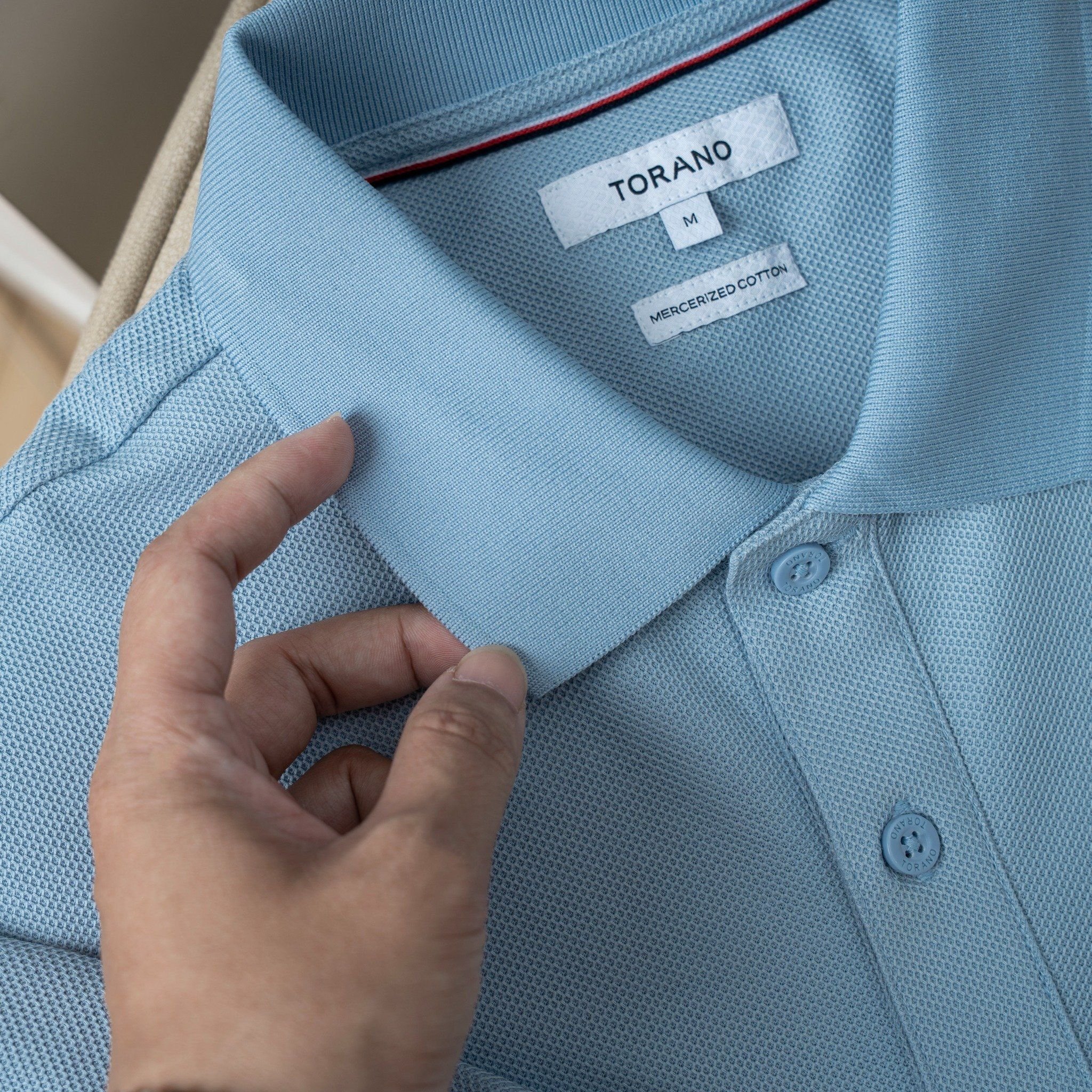  Áo polo trơn thêu logo ngực GSTP601 