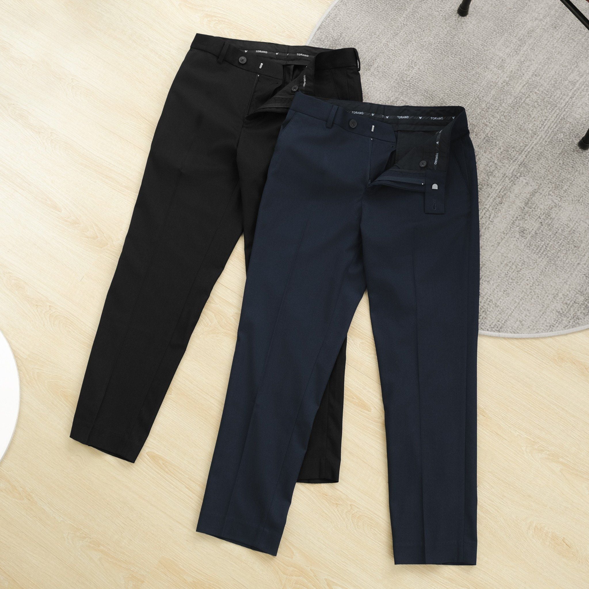  Quần âu regular cạp lót in logo GABT003 