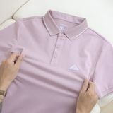  Áo polo trơn kẻ in logo ngực GSTP846 