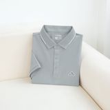  Áo polo trơn kẻ in logo ngực GSTP846 