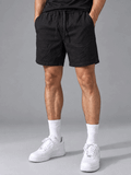 Quần short nam đũi cạp chun Organic Linen FSBI001 - ảnh 1