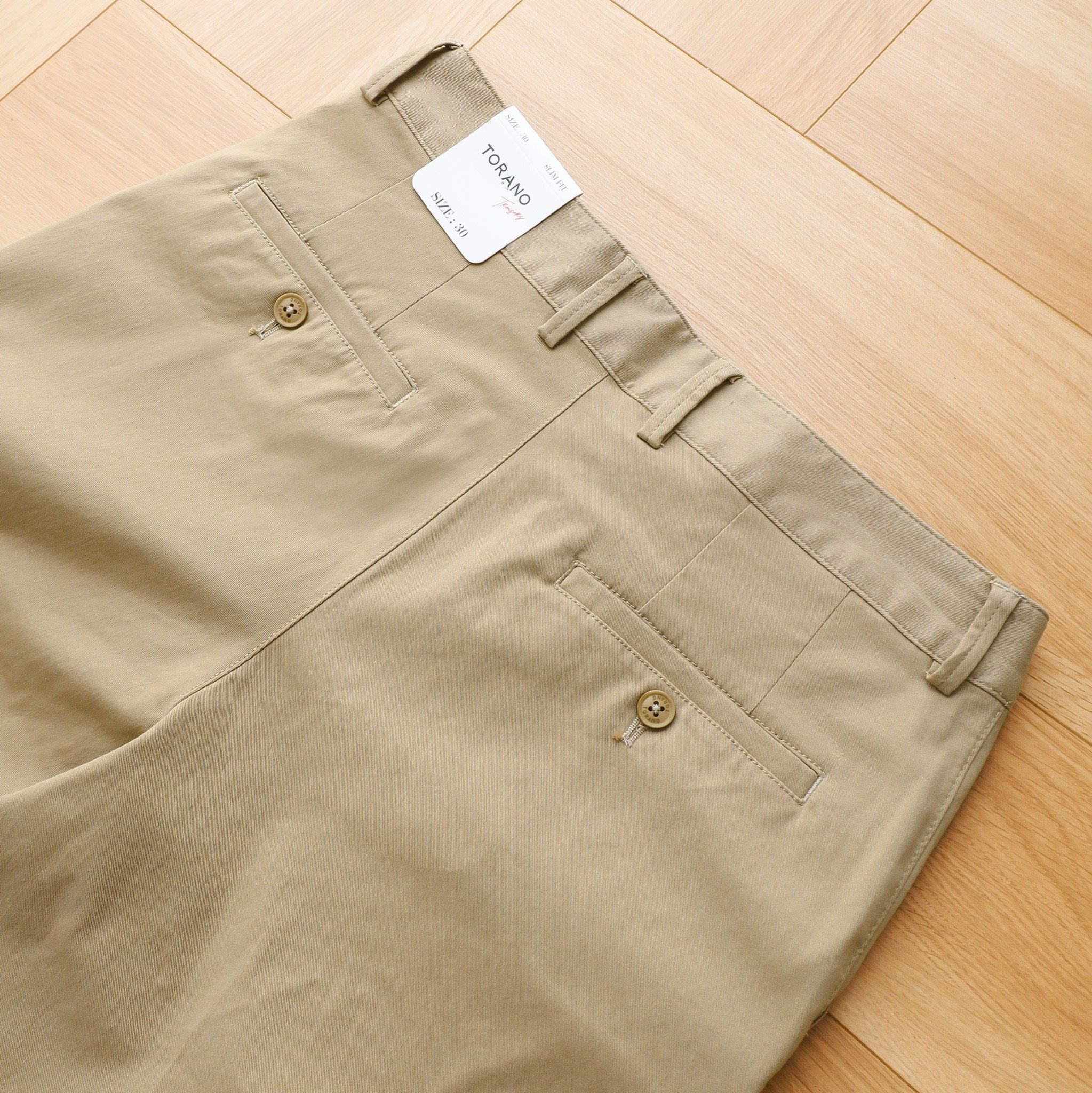  Quần kaki dài túi chéo basic slimfit GABK501 