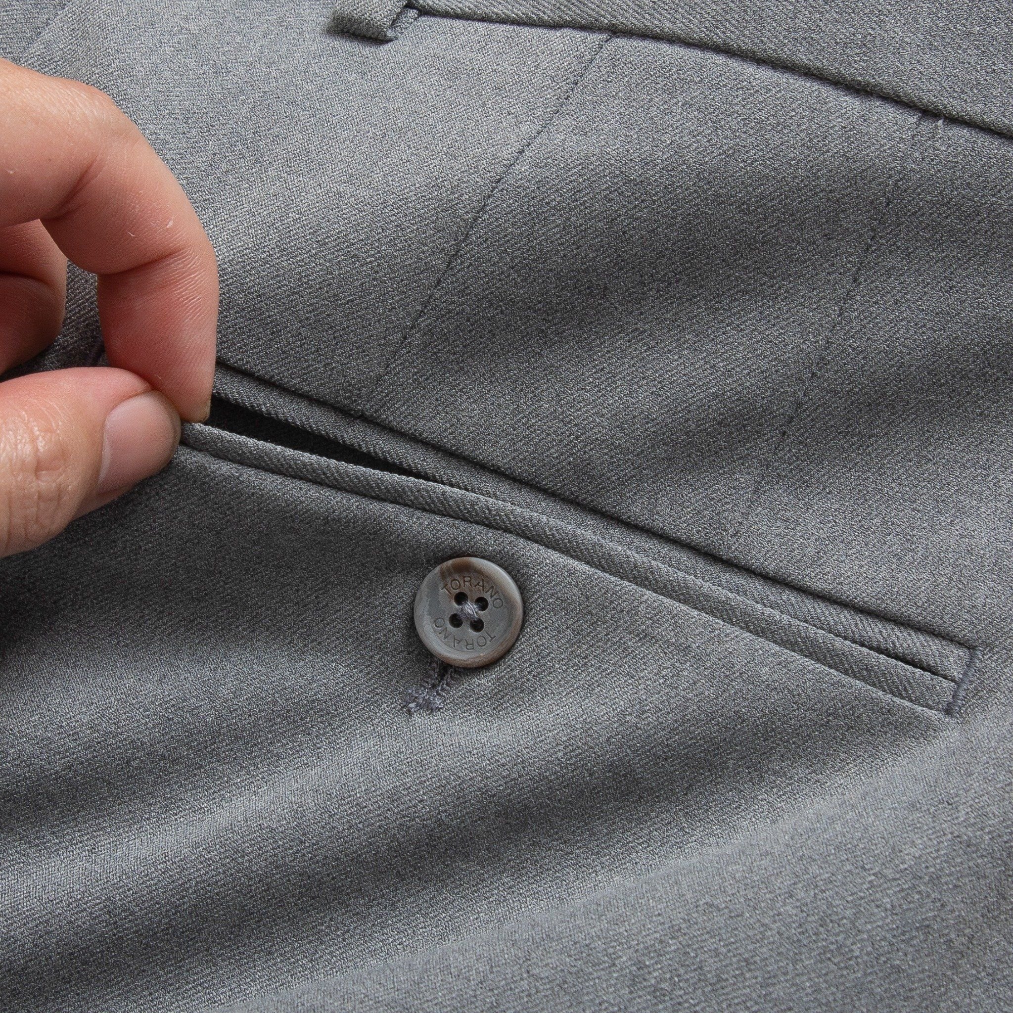  Quần âu slimfit trơn cạp lót in logo GABT002 