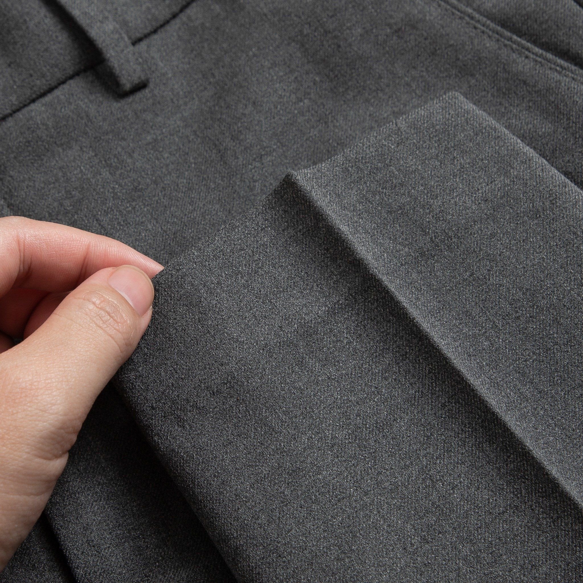  Quần âu slimfit trơn cạp lót in logo GABT002 