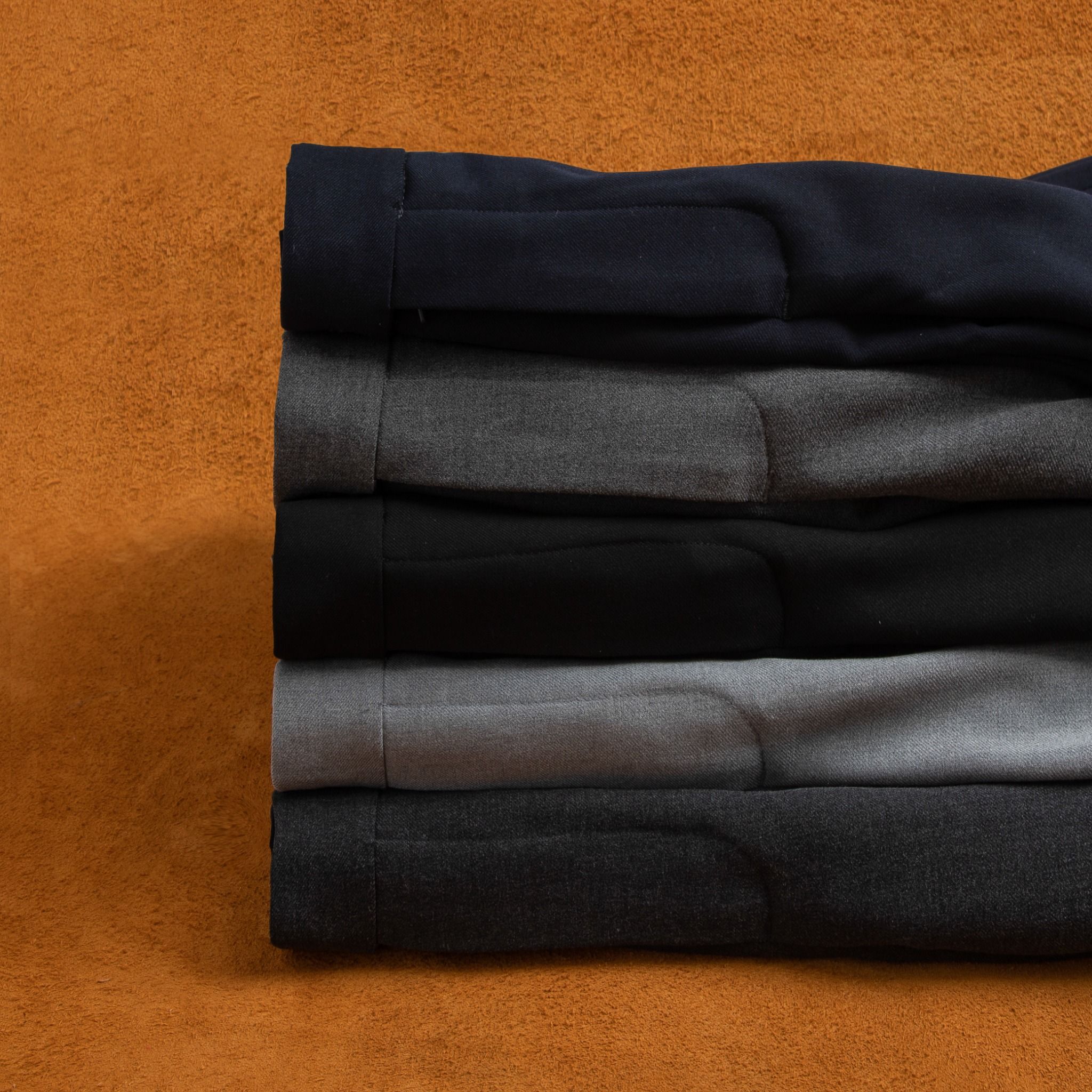  Quần âu slimfit trơn cạp lót in logo GABT002 
