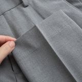  Quần âu slimfit trơn cạp lót in logo GABT002 