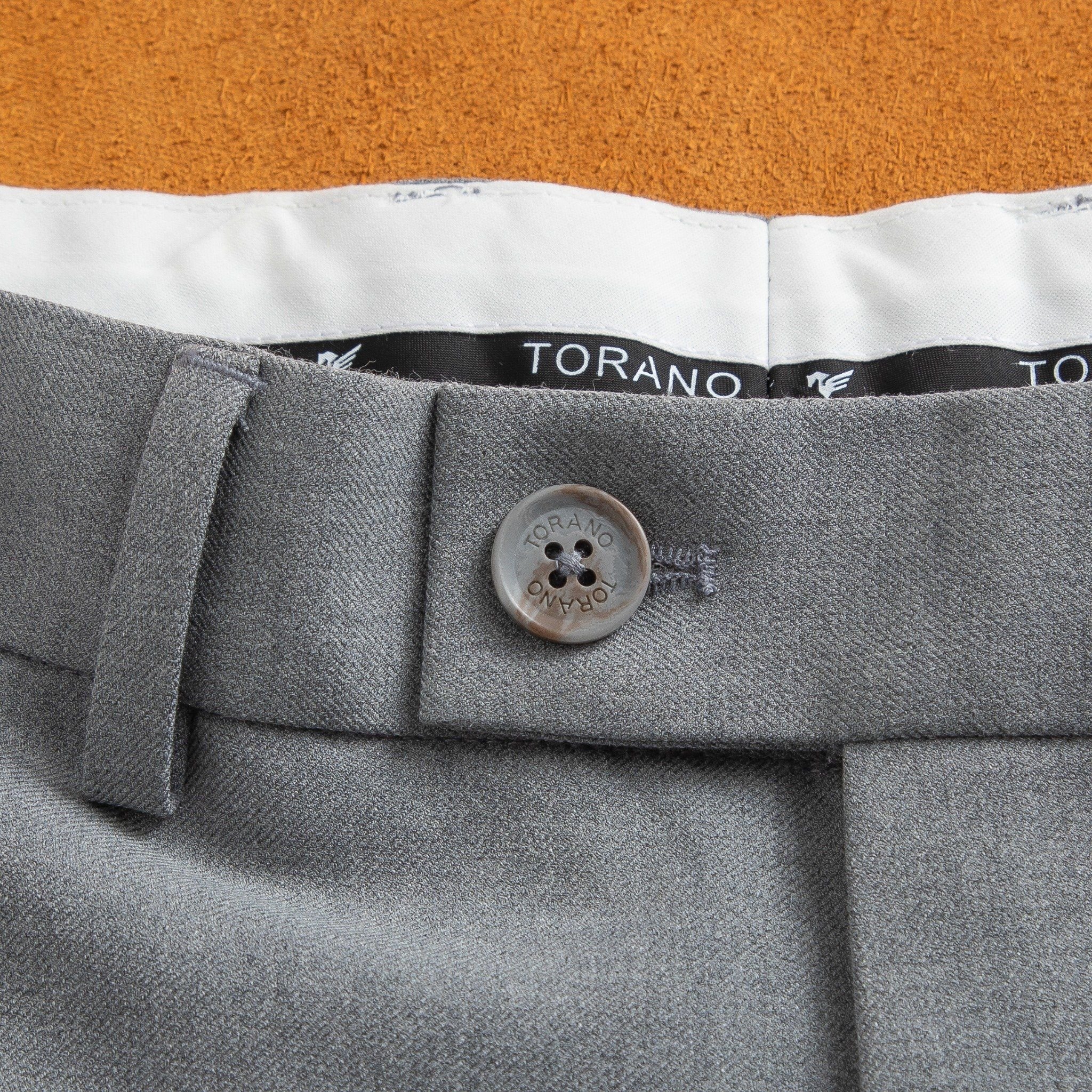  Quần âu slimfit trơn cạp lót in logo GABT002 