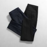  Quần âu slimfit trơn cạp trơn thêu logo GABT501 