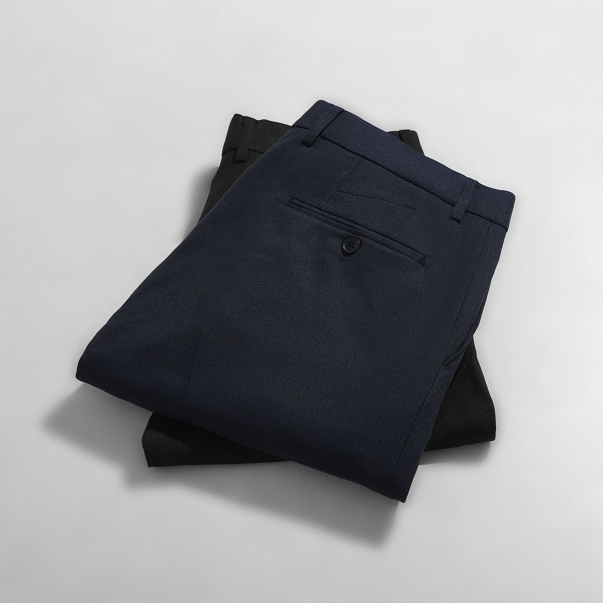  Quần âu slimfit trơn cạp trơn thêu logo GABT501 