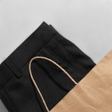  Quần âu slimfit trơn cạp trơn thêu logo GABT501 