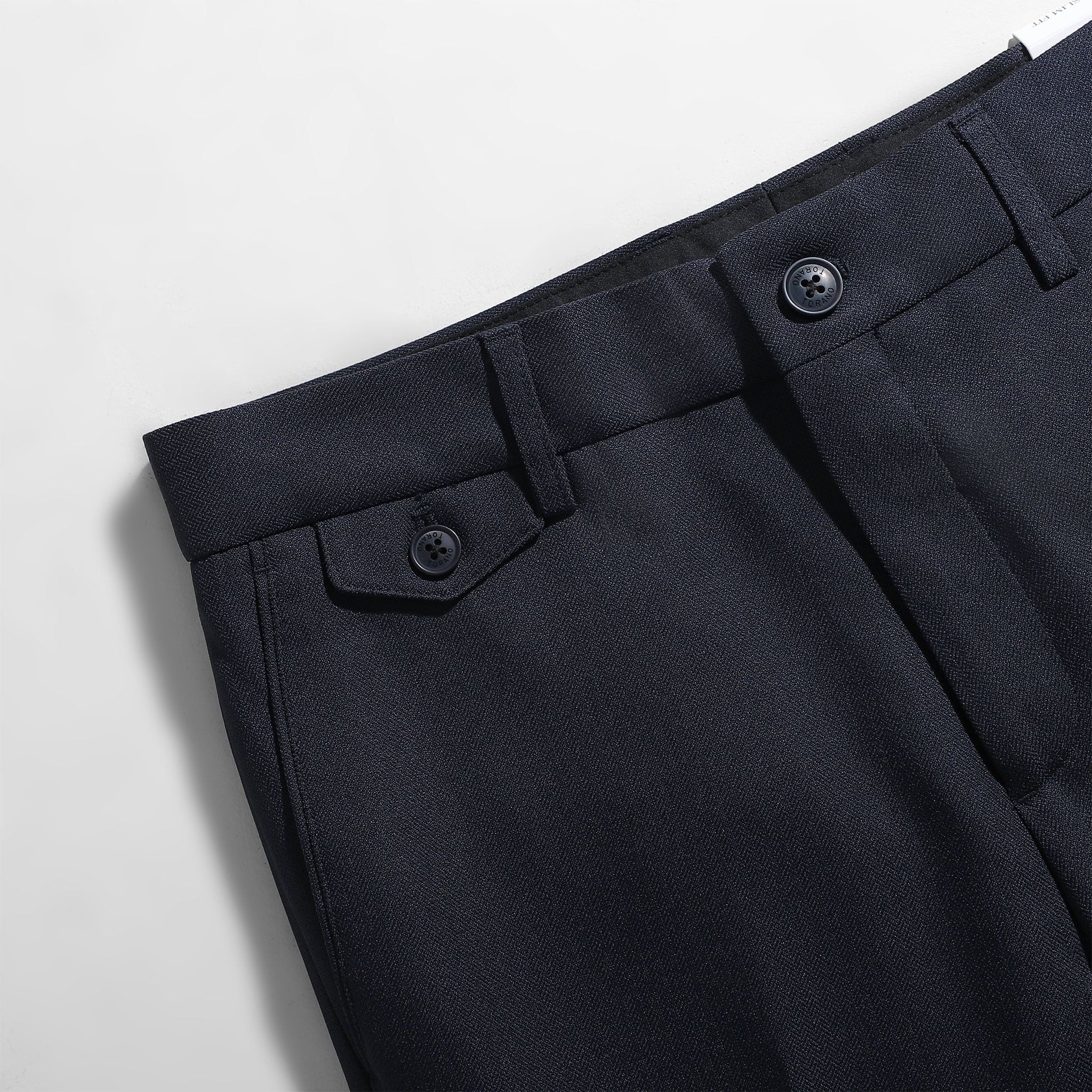  Quần âu slimfit trơn cạp trơn thêu logo GABT501 