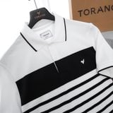  Áo polo kẻ ngang in logo ngực GSTP041 