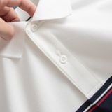  Áo polo kẻ bo tay phối màu GSTP042 