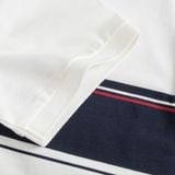  Áo polo kẻ bo tay phối màu GSTP042 