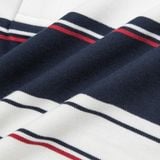  Áo polo kẻ bo tay phối màu GSTP042 