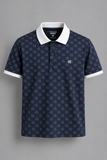 Áo polo nam monogram in tràn Pique Cotton GSTP051 - ảnh 16