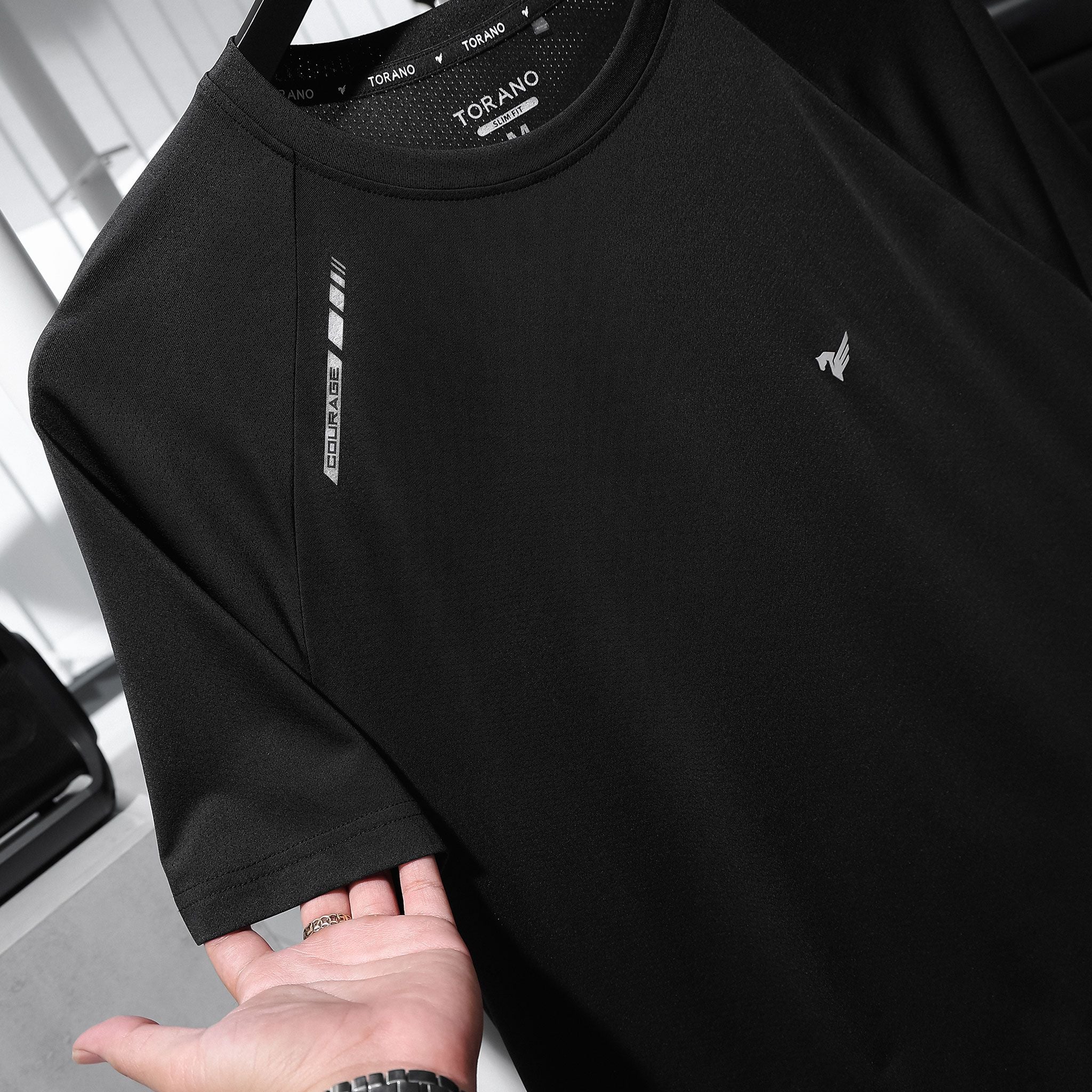  Áo T shirt trơn in thể thao GSTS017 