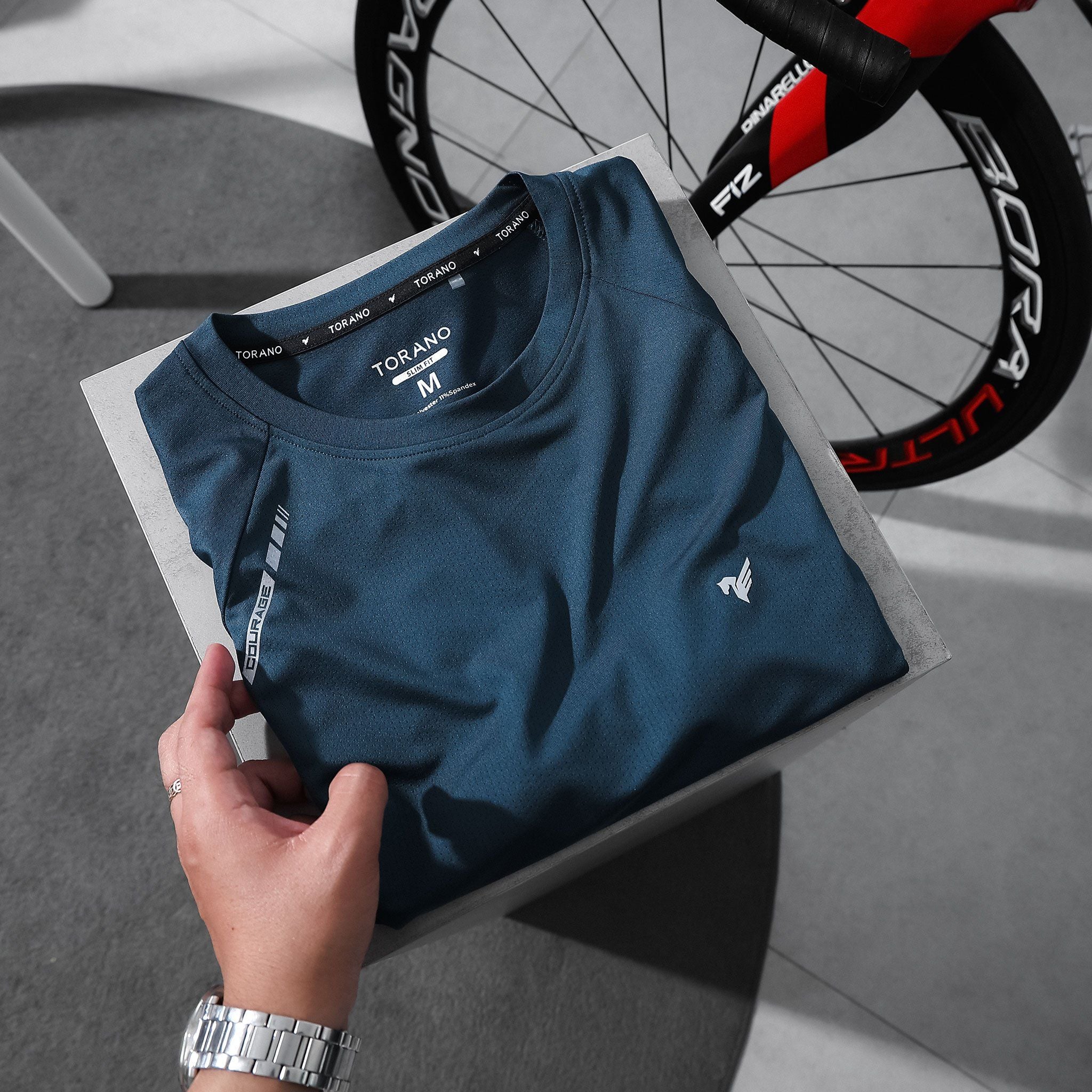  Áo T shirt trơn in thể thao GSTS017 