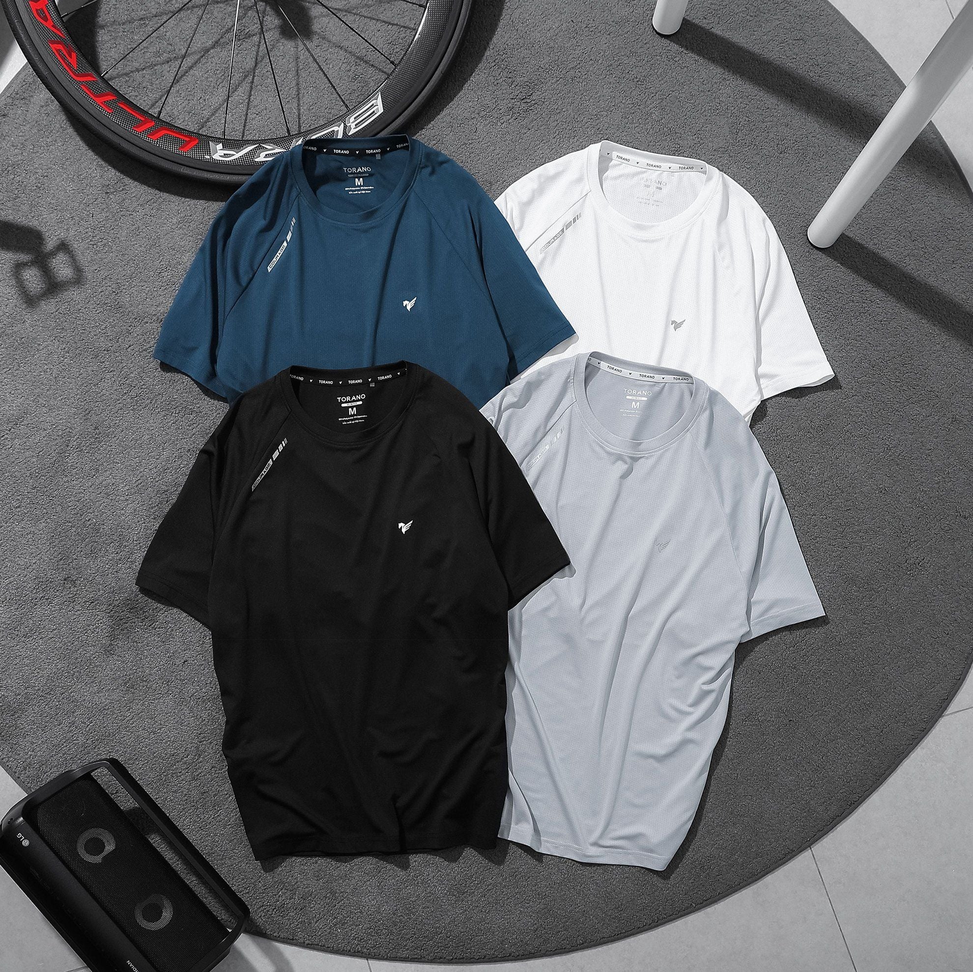  Áo T shirt trơn in thể thao GSTS017 