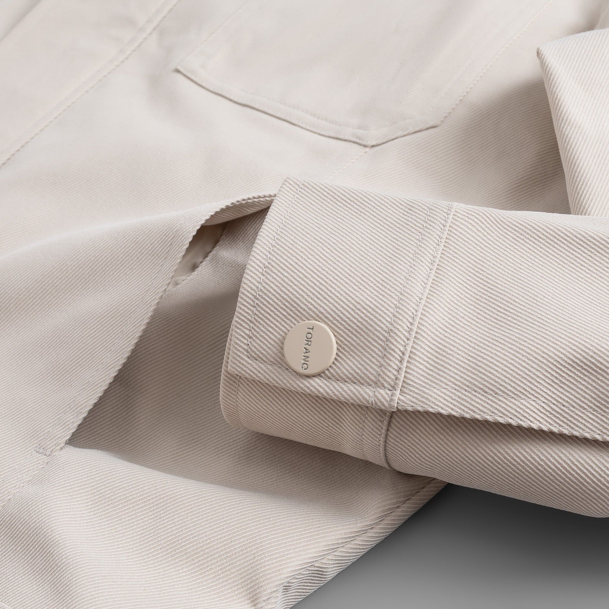  Áo khoác khaki 2 lớp túi ốp cúc rập logo GWCJ501 