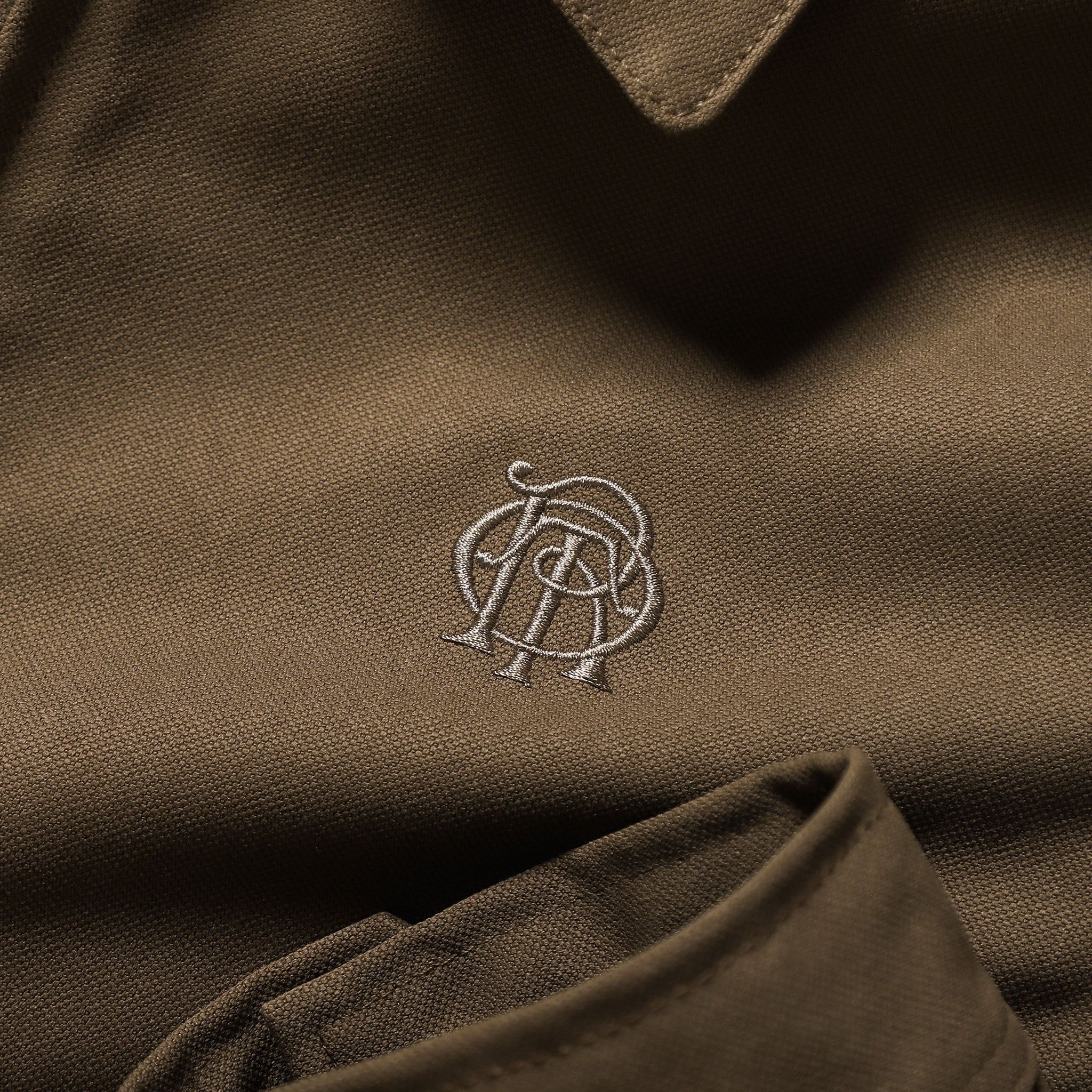  Áo khoác khaki 2 lớp túi ốp thêu logo ngực GWCJ502 