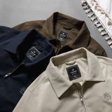  Áo khoác khaki 2 lớp túi ốp thêu logo ngực GWCJ502 