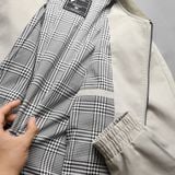  Áo khoác khaki 2 lớp túi khóa thêu logo ngực GWCJ901 