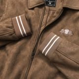  Áo khoác da lộn basic cổ bẻ lót lông GWCL902 