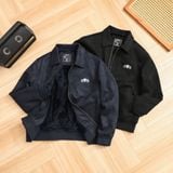  Áo khoác da lộn basic cổ bẻ lót lông GWCL902 