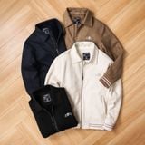  Áo khoác da lộn basic cổ bẻ lót lông GWCL902 