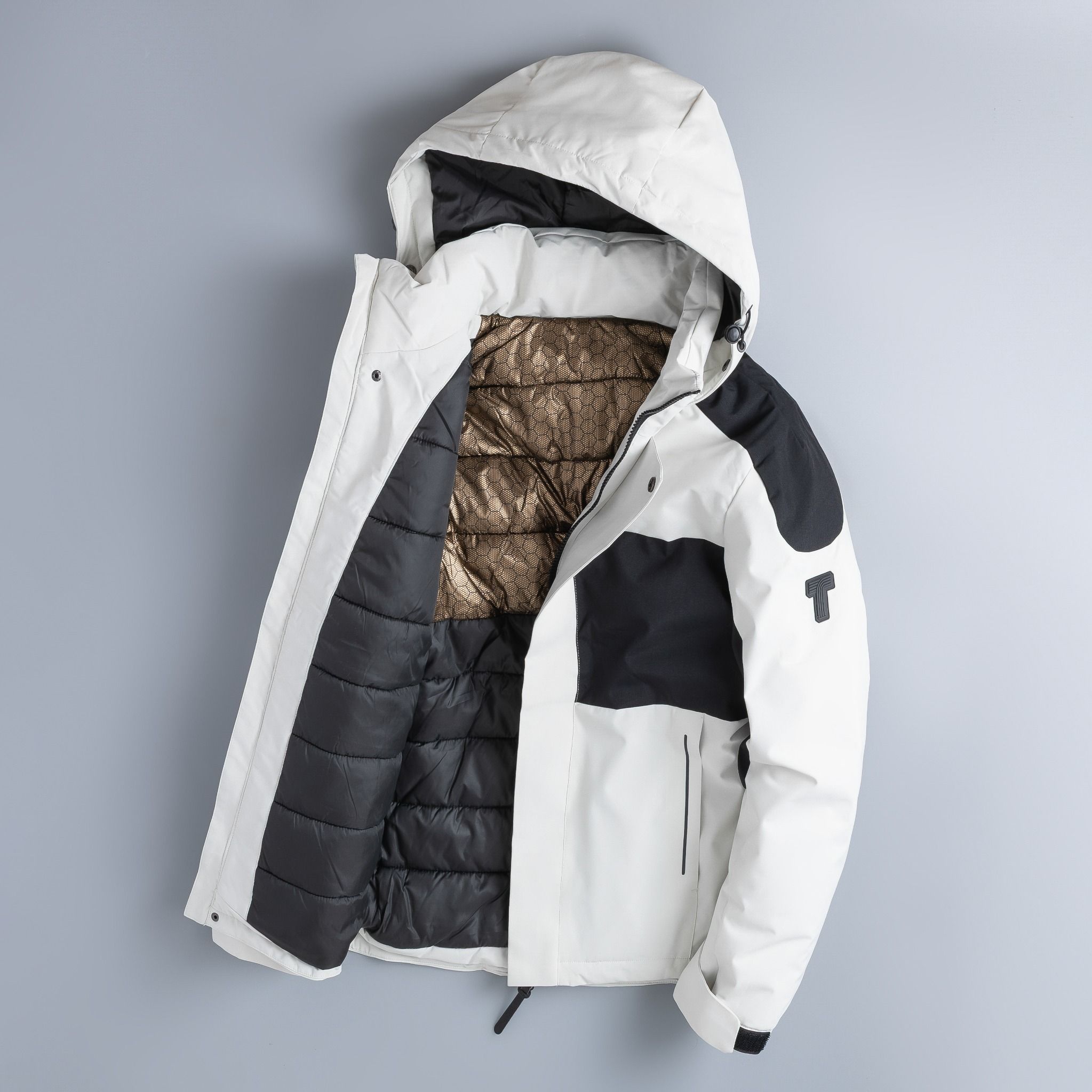  Áo khoác 3 lớp lót bông mũ liền GWCP301 