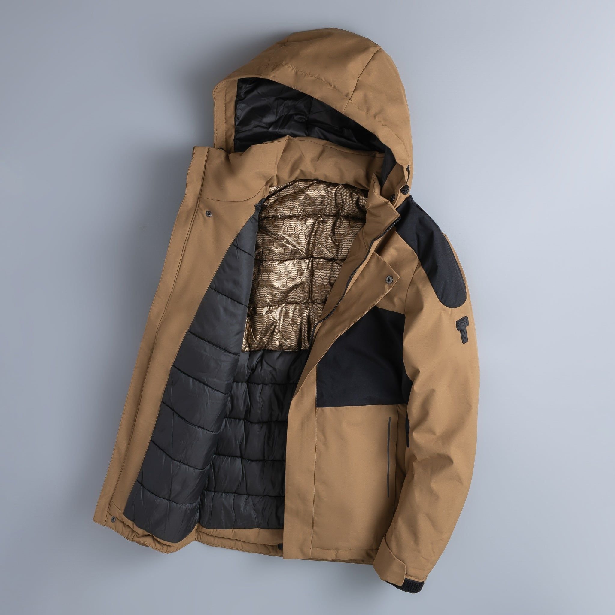  Áo khoác 3 lớp lót bông mũ liền GWCP301 