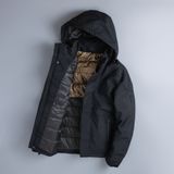  Áo khoác 3 lớp lót bông mũ liền GWCP301 