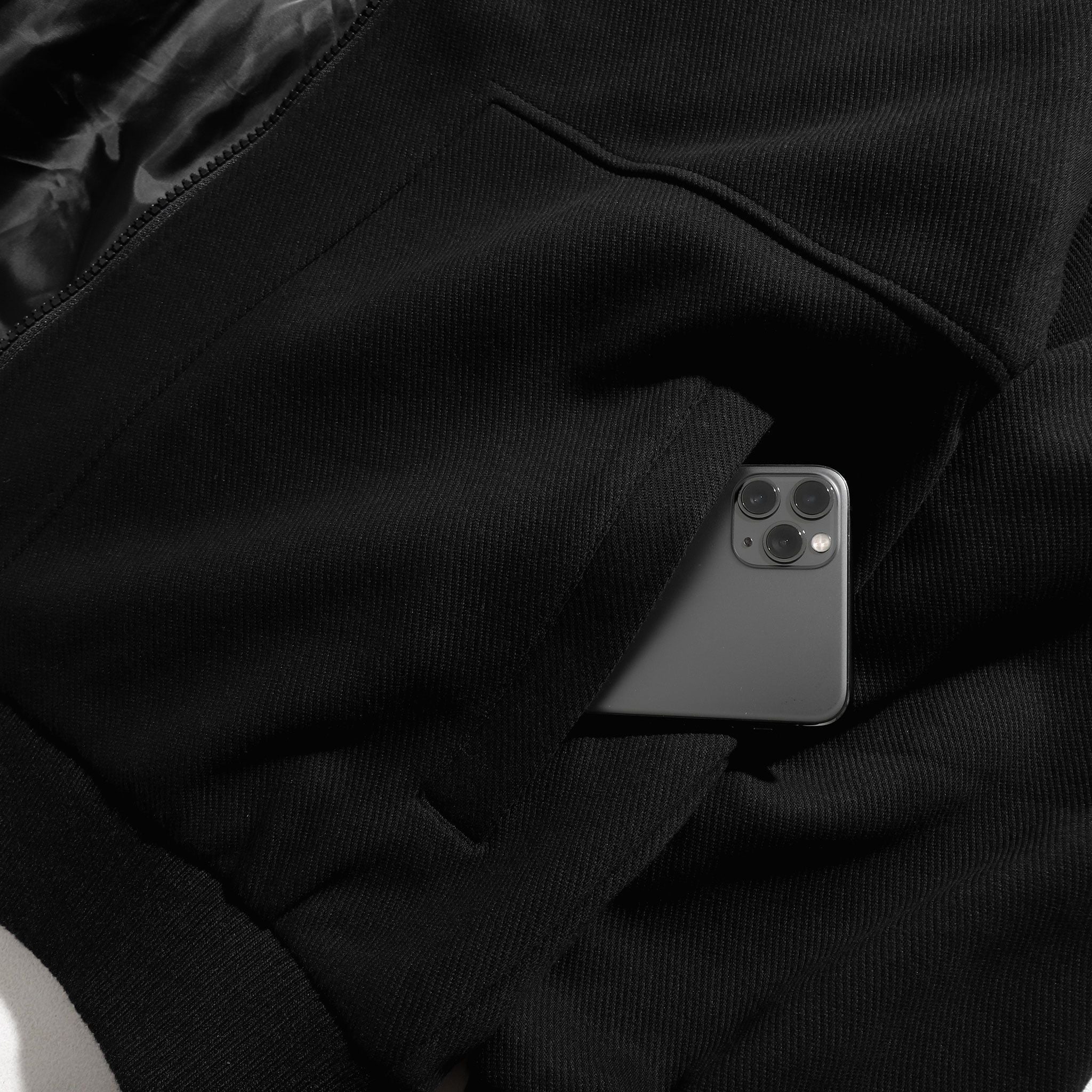  Áo khoác nỉ cổ cao thêu logo ngực GWCS503 