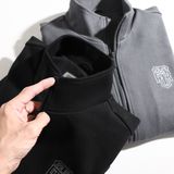  Áo khoác nỉ cổ cao thêu logo ngực GWCS503 