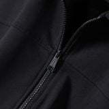  Áo khoác nỉ bộ trơn cổ bẻ thêu logo ở tay áo GWCS821 - GWBS821 